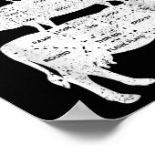 Poster Boucher Chef Bbq Id Fumer Que Le Boeuf De Porc Gro (Coin)