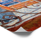 Poster Boucher de porc de Window Van Gogh Art (Coin)