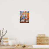 Poster Boucher de porc de Window Van Gogh Art (Cuisine)