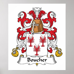 Poster Boucher Family Crest