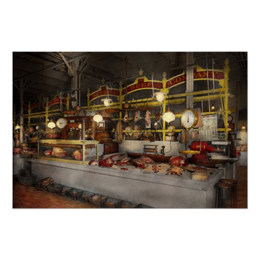 Poster Boucher - Fête de la viande 1926 (Devant)