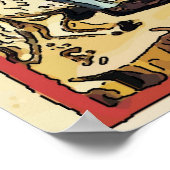 Poster Boucher vintage (Coin)