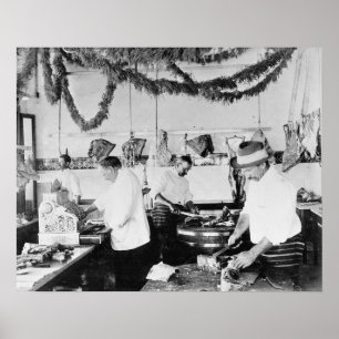 Poster Boucherie, 1895. Photo ancienne