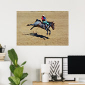 Poster Boucle Bareback Bronc et Rodeo Cowboy Art (Bureau à domicile)