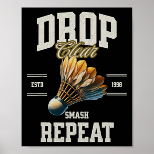 Poster Boucle de répétition de mash transparent de Badmin