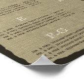 Poster Boucle Ivoire personnalisé 11 x 14 A (Coin)