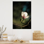 Poster Boucle magnolia verticale (Cuisine)