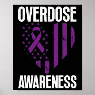 Poster Boucle Violette Pour La Sensibilisation À La Toxic