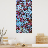 Poster Boucles de fleurs roses sur un arbre (Cuisine)