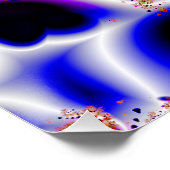 Poster Boucles de fruits | Arc-en-ciel Fractal Art (Coin)