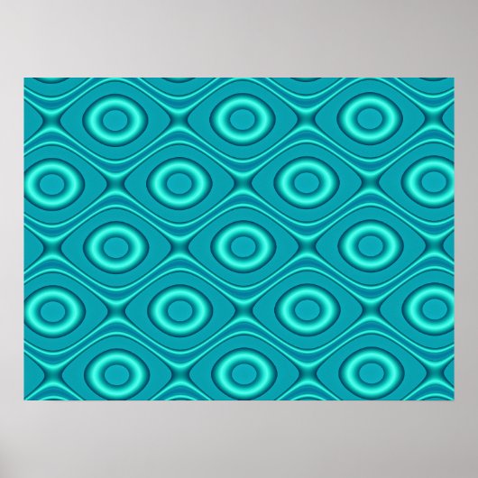 Poster Boucles de menthe (Devant)