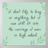 Poster Boucles d'oreilles (Devant)