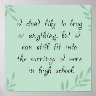 Poster Boucles d'oreilles