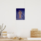 Poster Boucles d'oreilles droite d'une paire avec (Cuisine)