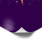 Poster Bouclier de Fantasy Épique avec Explosion d'Énergi (Coin)