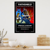 Poster Bouclier de foi (Cuisine)