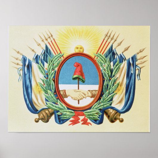 Poster Bouclier de la Confédération argentine (Devant)