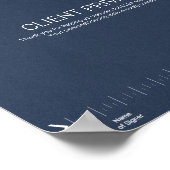 Poster Bouclier de protection de confidentialité notarial (Coin)