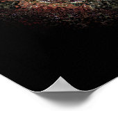 Poster Bouclier psychédélique v1 (Coin)