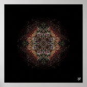 Poster Bouclier psychédélique v1 (Devant)