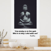 Poster Bouddha (Cuisine)