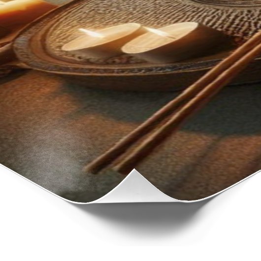 Poster Bouddha (Coin)