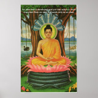 Poster bouddha