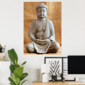 Poster Bouddha (Bureau à domicile)
