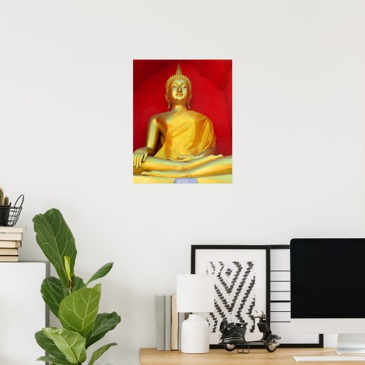 Poster Bouddha (Bureau à domicile)
