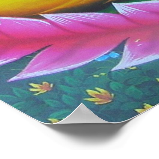 Poster Bouddha (Coin)