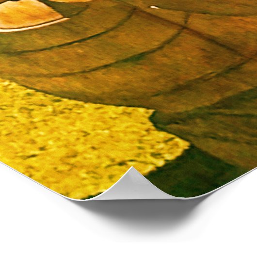 Poster Bouddha (Coin)