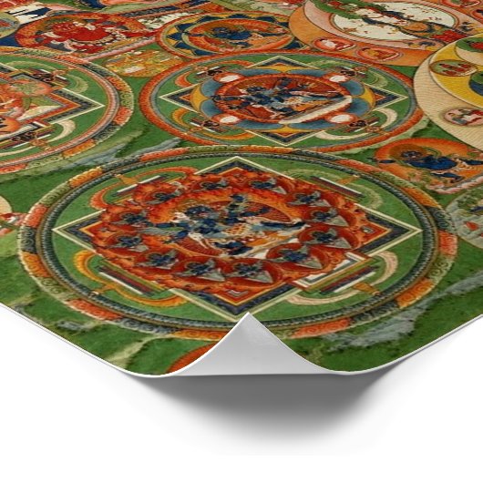 Poster Bouddha (Coin)