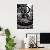 Poster Bouddha (Bureau à domicile)