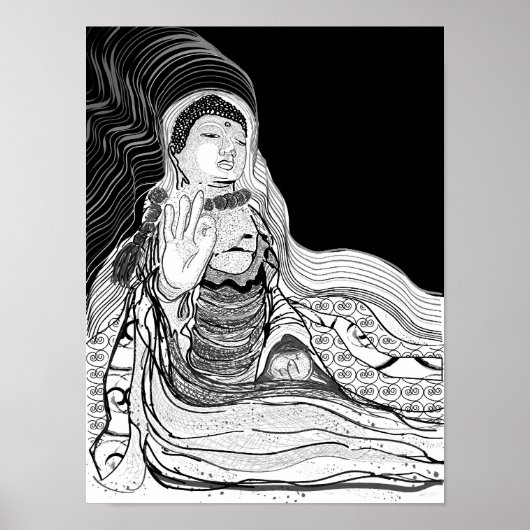 Poster Bouddha (Devant)