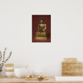 Poster Bouddha Amitayus assis dans la méditation (Cuisine)