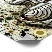 Poster Bouddha Argent (Coin)