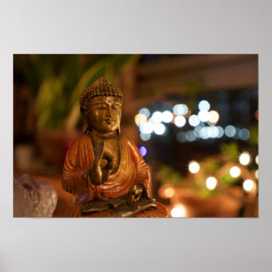 Poster Bouddha chaud
