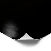 Poster Bouddha chinois blanc et noir (Coin)