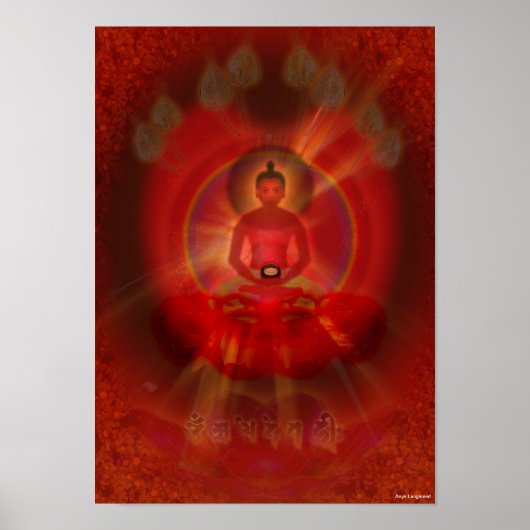 Poster Bouddha d'Amitabha (Devant)