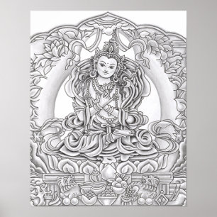 Poster Bouddha de copie de compassion