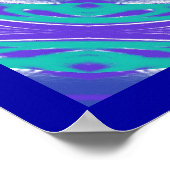 Poster Bouddha de médecine bleue avec Mandala coloré (Coin)