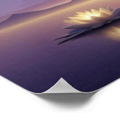 Poster Bouddha D'Oeuvre Serene En Aura Tranquille (Coin)