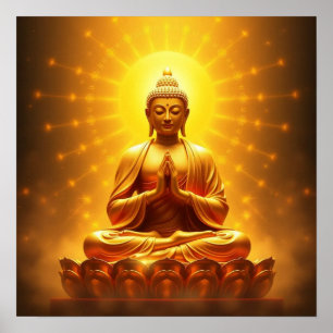 Poster Bouddha d'or
