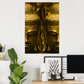 Poster Bouddha d'or Imprimer (Bureau à domicile)