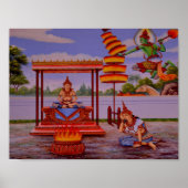 poster Bouddha éclairé (Devant)