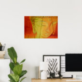 Poster Bouddha et bambou (Bureau à domicile)