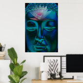 Poster Bouddha et Nénuphar rose (Bureau à domicile)
