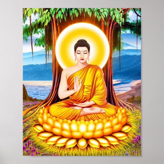 Poster Bouddha Gautama (Devant)