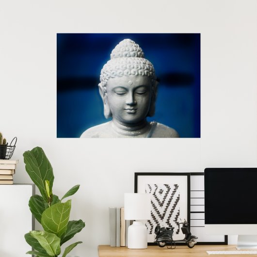 Poster Bouddha Gautama éclairé Un (Bureau à domicile)