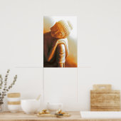 Poster Bouddha II reposant (Cuisine)